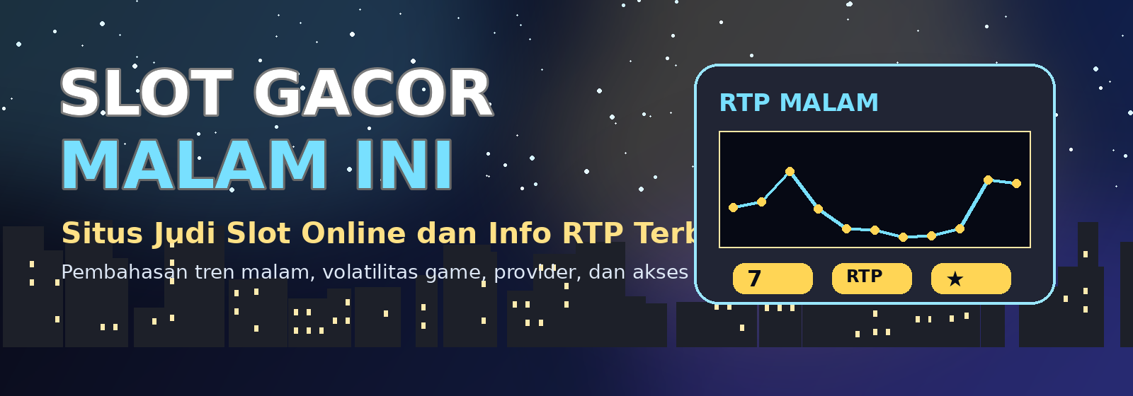 Slot gacor malam ini situs judi slot online dan info RTP terbaru